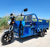 GSI - Electric Powered Cargo Truck Tuck Tuck Rickshaw 1000 Watt Motorized Scooter Moped Truck 3 Wheel Trike Bicycle Scooter