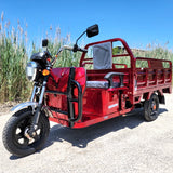 GSI - Electric Powered Cargo Truck Tuck Tuck Rickshaw 1000 Watt Motorized Scooter Moped Truck 3 Wheel Trike Bicycle Scooter