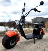 GSI - 2000W Double Seat 60V Electric Scooter Moped 12AH Long Range Lithium Ion Battery - 2 Seat E-mod - Model: C07A