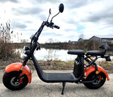 GSI - 2000W Double Seat 60V Electric Scooter Moped 12AH Long Range Lithium Ion Battery - 2 Seat E-mod - Model: C07A