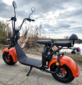 GSI - 2000W Double Seat 60V Electric Scooter Moped 12AH Long Range Lithium Ion Battery - 2 Seat E-mod - Model: C07A