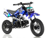 GSI - Apollo 110cc Dirt Bike 4-Speed Semi Auto w/Kick Start - DB-27 110cc