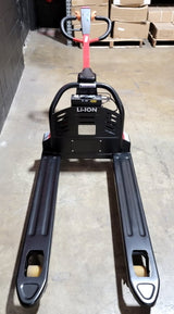 GSL-Fully Electric Pallet Jack - 1.5T Lithium Ion Motorized 3,300 lb. Capacity Black Hawk Pallet Truck Stacker - EPT-15C