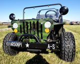 Mini Gas 125cc jeep Mini Truck ELITE Edition - Lifted With Custom Rims And Fender Flares