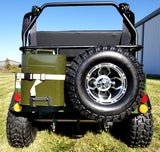 Mini Gas 125cc jeep Mini Truck ELITE Edition - Lifted With Custom Rims And Fender Flares