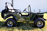 Mini Gas 125cc jeep Mini Truck ELITE Edition - Lifted With Custom Rims And Fender Flares