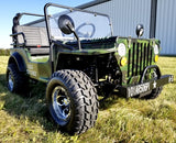 Mini Gas 125cc jeep Mini Truck ELITE Edition - Lifted With Custom Rims And Fender Flares