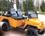 Custom Club Car Ez Go Jeep Style Golf Cart Body Kit - Truck Jeep Style