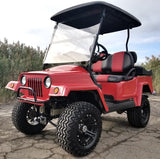 Custom Club Car Ez Go Jeep Style Golf Cart Body Kit - Truck Jeep Style