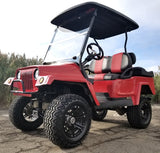 Custom Club Car Ez Go Jeep Style Golf Cart Body Kit - Truck Jeep Style