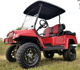 Custom Club Car Ez Go Jeep Style Golf Cart Body Kit - Truck Jeep Style