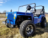 Mini Gas 125cc jeep Mini Truck ELITE Edition - Lifted With Custom Rims And Fender Flares