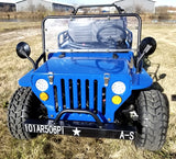 Mini Gas 125cc jeep Mini Truck ELITE Edition - Lifted With Custom Rims And Fender Flares