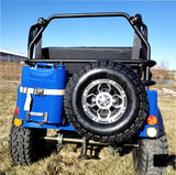 Mini Gas 125cc jeep Mini Truck ELITE Edition - Lifted With Custom Rims And Fender Flares