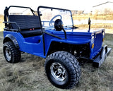 Mini Gas 125cc jeep Mini Truck ELITE Edition - Lifted With Custom Rims And Fender Flares