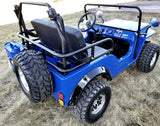 Mini Gas 125cc jeep Mini Truck ELITE Edition - Lifted With Custom Rims And Fender Flares