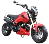 GSI - 125cc Vader 2 Motorcycle Moped Scooter w/ Manual Trans - PMZ125-1