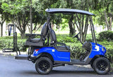 Gas Powered Golf Cart 4 Seater 200cc Renegade Fuel Edition Utility Golf UTV - GAS EDITION - BLUE