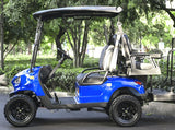 Gas Powered Golf Cart 4 Seater 200cc Renegade Fuel Edition Utility Golf UTV - GAS EDITION - BLACK