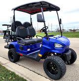 Gas Powered Golf Cart 4 Seater 200cc Renegade Fuel Edition Utility Golf UTV - GAS EDITION - SILVER