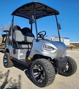 Gas Powered Golf Cart 4 Seater 200cc Renegade Fuel Edition Utility Golf UTV - GAS EDITION - BLUE