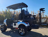 Gas Powered Golf Cart 4 Seater 200cc Renegade Fuel Edition Utility Golf UTV - GAS EDITION - BLACK