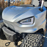 Gas Powered Golf Cart 4 Seater 200cc Renegade Fuel Edition Utility Golf UTV - GAS EDITION - SILVER