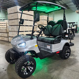 Gas Powered Golf Cart 4 Seater 200cc Renegade Fuel Edition Utility Golf UTV - GAS EDITION - SILVER