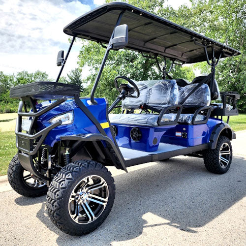 48V Electric Golf Cart 6 Seater Lifted Renegade+ Edition Utility Golf –  Import Junkies