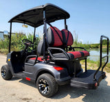 48V Electric Golf Cart 4 Seater Black Renegade X Edition Utility Golf UTV