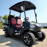 48V Electric Golf Cart 4 Seater Black Renegade X Edition Utility Golf UTV