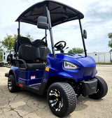 48V Electric Golf Cart 4 Seater Black Renegade X Edition Utility Golf UTV