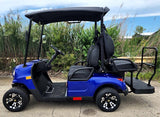 48V Electric Golf Cart 4 Seater Black Renegade X Edition Utility Golf UTV