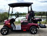 48V Electric Golf Cart 4 Seater Black Renegade X Edition Utility Golf UTV