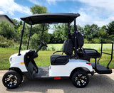 48V Electric Golf Cart 4 Seater White Renegade X Edition Utility Golf UTV