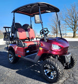 Gas Powered Golf Cart 4 Seater 200cc Renegade Fuel Edition Utility Golf UTV - GAS EDITION - BLUE