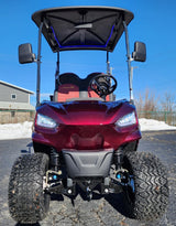 Gas Powered Golf Cart 4 Seater 200cc Renegade Fuel Edition Utility Golf UTV - GAS EDITION - BLACK