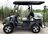 Brand New Gas Golf Cart UTV Hybrid Linhai Big Hammer 200 GVX Side by Side UTV With Custom Rims/Tires - Black