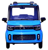 LE Coco Coupe Electric Golf Car Small LSV Low Speed Vehicle Golf Cart 4 Seater 60v Scooter Car - LIGHT BLUE