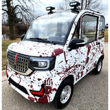 Coco Coupe Blood Splatter Edition 60v Electric 4 Seater Golf Cart LSV Car