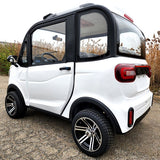 LE Coco Coupe Base Edition Electric Golf Car Small LSV Low Speed Vehicle Golf Cart 4 Seater 60v Scooter Car - White