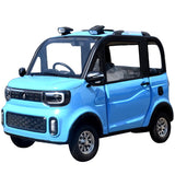 LE Coco Coupe Electric Golf Car Small LSV Low Speed Vehicle Golf Cart 4 Seater 60v Scooter Car - LIGHT BLUE