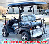 Brand New Gas Golf Cart UTV Hybrid Linhai Big Hammer 200 GVX Side by Side UTV With Custom Rims/Tires - Black