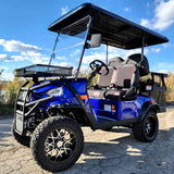 48V Electric Golf Cart 4 Seater Lifted Renegade Edition Utility Golf UTV Compare To Coleman Kandi 4p - White