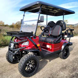 48V Electric Golf Cart 4 Seater Lifted Renegade Edition Utility Golf UTV Compare To Coleman Kandi 4p - White