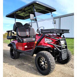 48V Electric Golf Cart 4 Seater Lifted Renegade Edition Utility Golf UTV Compare To Coleman Kandi 4p - White