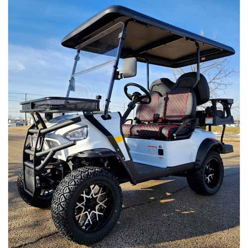 48V Electric Golf Cart 4 Seater Lifted Renegade Edition Utility Golf U ...