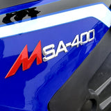 MSA 400 ATV 400cc With Snow Plow 4 x 4 Hi/Low Gears - MSA 400 WITH PLOW - BLUE