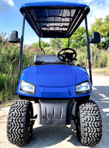 6 Passenger WildCat 48v Electric Golf Cart Limo LSV Low Speed Vehicle Six Seater - 48v - Blue - BD600